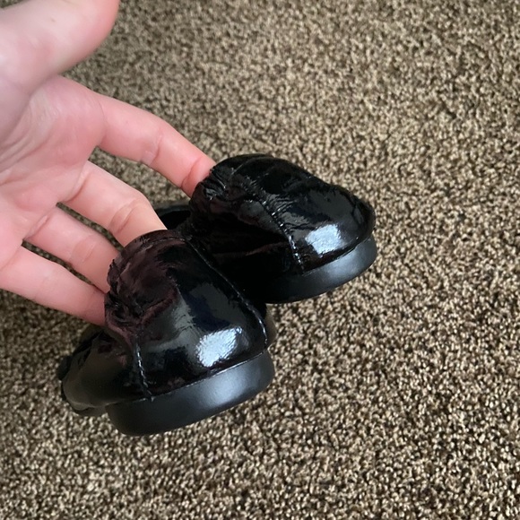 BORN Mary Jane Ballet Flats Women's 6 Black Leather Round Slip-On Comfort Shoe - Picture 5 of 6